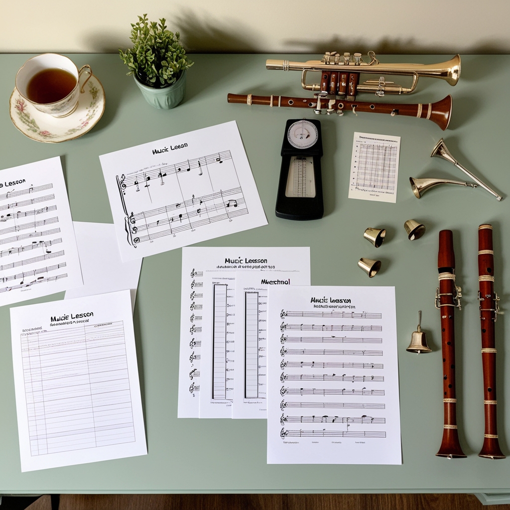 Complete Homeschool Music Lesson Plans Printable
